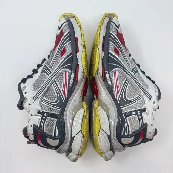 Balenciaga Runner Sneaker Red/Yellow Size 11 US 44 EU - Picture 3 of 10